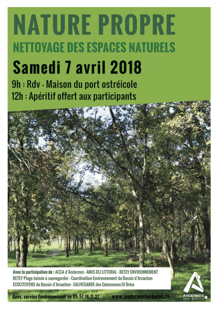 Affiche nature propre 2018