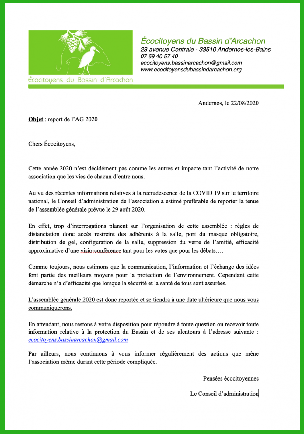 Annonce